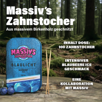Massivs Zahnstocher - Blaulicht 100St.