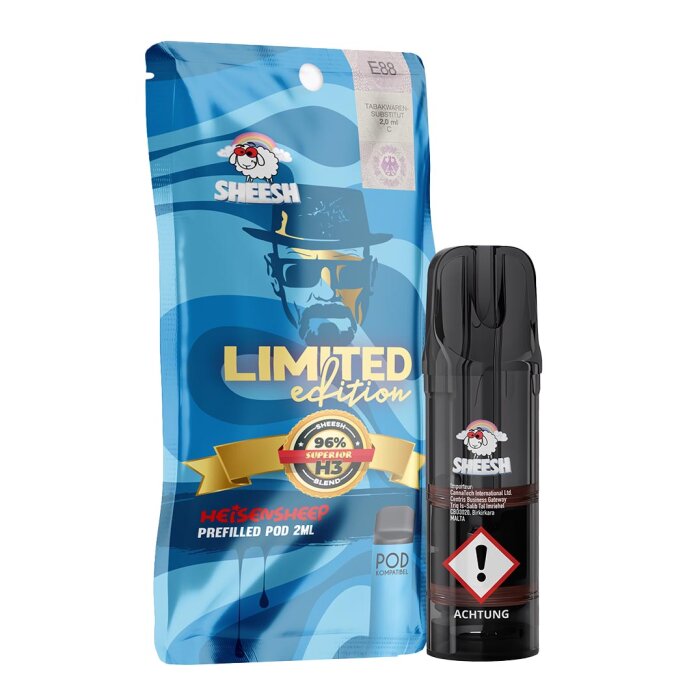 % Sheesh H3 Limited edition Superior Pod - Heisensheep 2ml I 96% Blend
