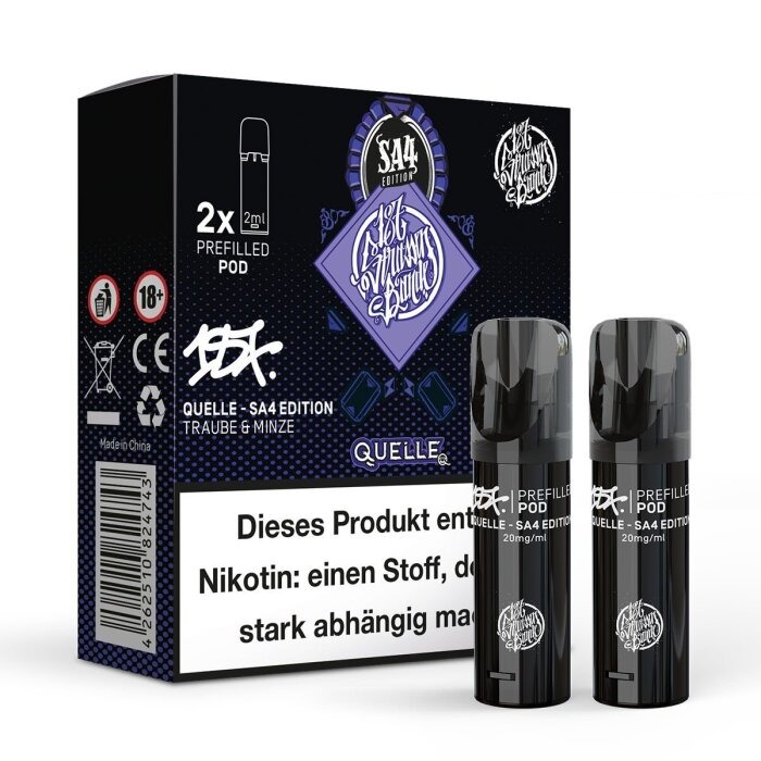 187 Straßenbande Prefilled Doppelpod - Quelle 2x2ml | 20mg/ml