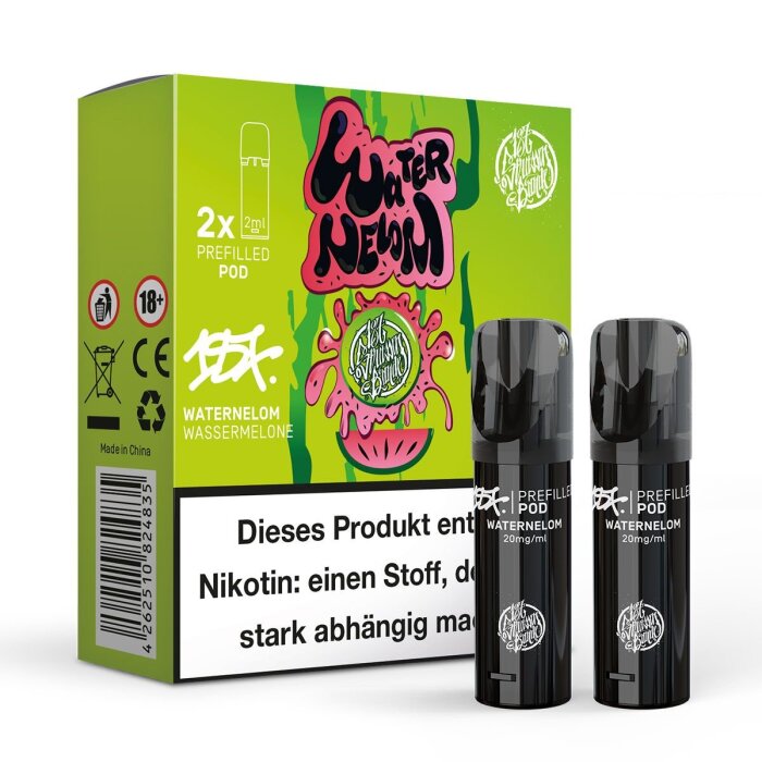187 Straßenbande Prefilled Doppelpod  - Waternelom 2x2ml | 20mg/ml