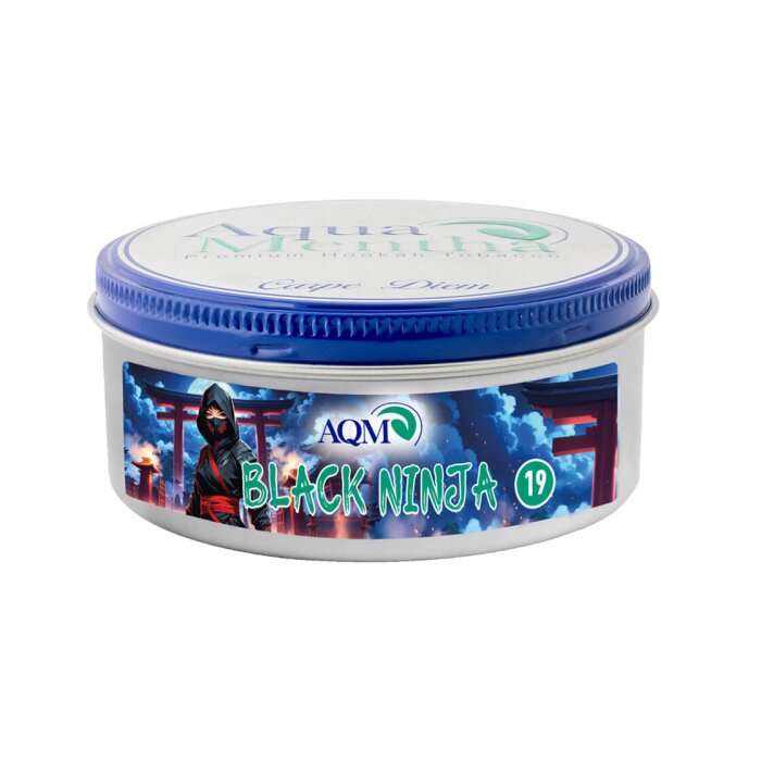 Aqua Mentha Shishatabak - Black Ninja #19 200g