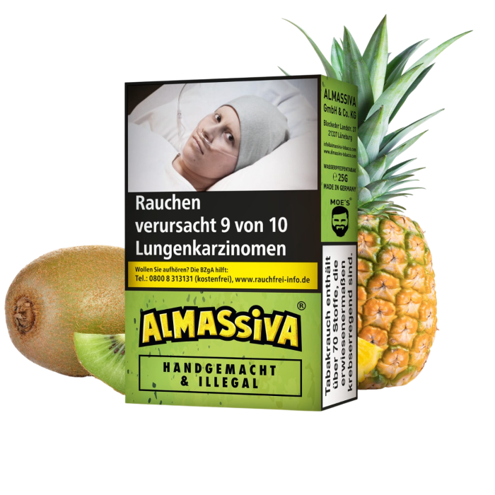 Al Massiva Shishatabak - Handgemacht und Illegal 25g