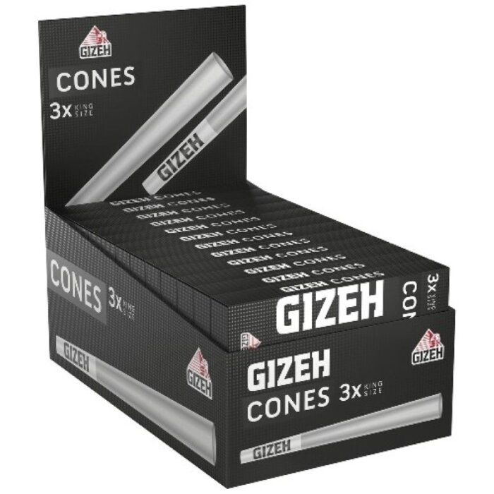 Gizeh - Black Cones + Tip x 3