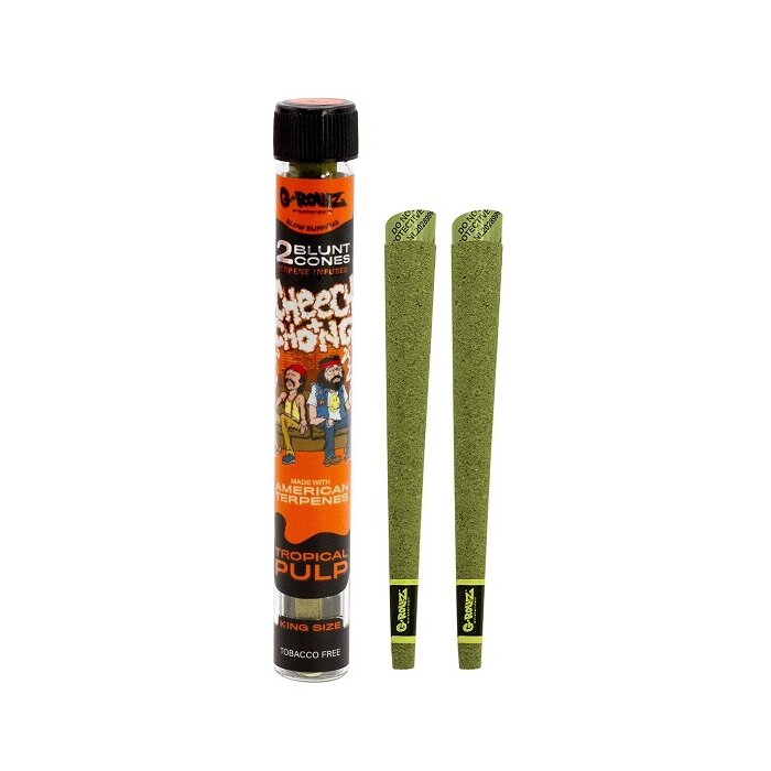 G-Rollz - 2x Pre-Rolled Terpene Infused Cones TROPICAL PULP (12 Pack Display)