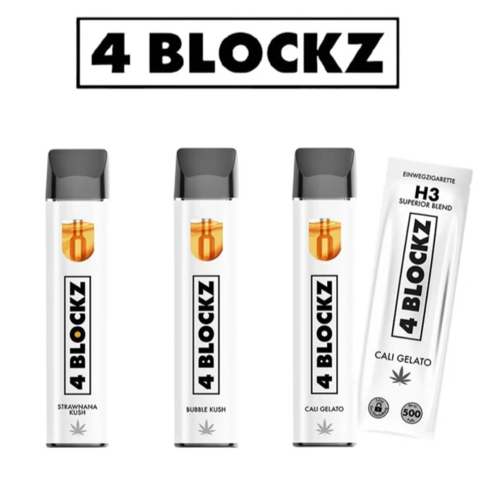4 Blockz H3 Superior Vape - diverse Sorten 1ml I 95% Blend