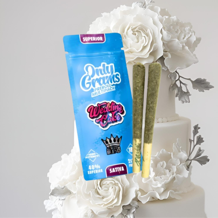 OnlyGrams Superior Pre-Rolls - Wedding Cake 2er Pack | 3g (Räucherstäbchen)