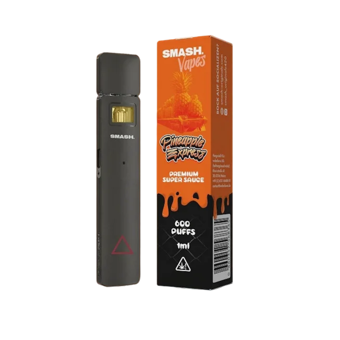 Smash Super Sauce Vape - Pineapple Express Premium Super Sauce 600 Puffs 1ml