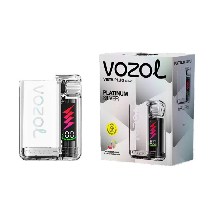 Vozol Vista Basisgerät (Akkuträger) - Platinum Silver | 600mAh