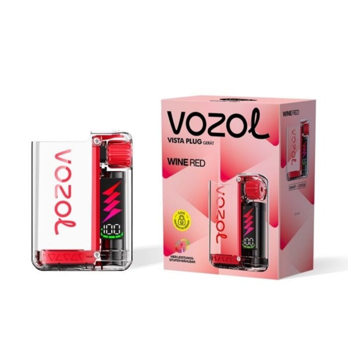 Vozol Vista Basisgerät (Akkuträger) - Wine Red | 600mAh