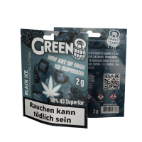 Green8 Blüten H3 Superior - Black Ice 2g | 98% 10St.