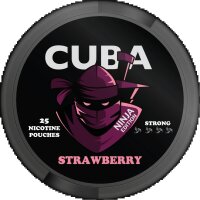 Cuba Kautabak - Ninja Line Strawberry | 30mg/g