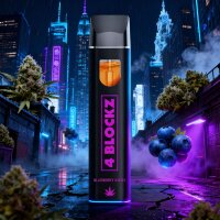 4 Blockz H3BTA Superior Vape - Blueberry Kush 1ml I 95%...