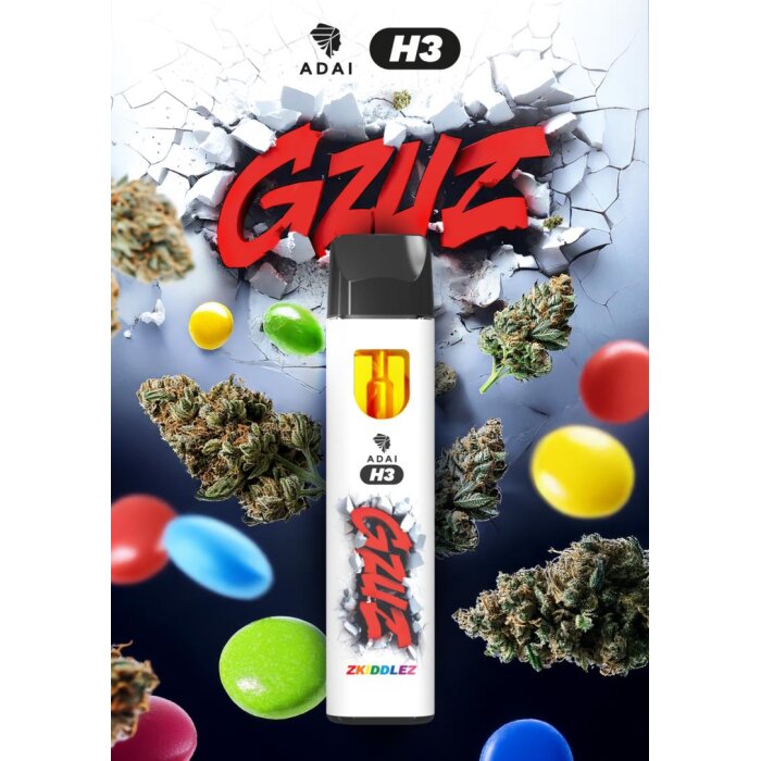 GZUZ H3 Superior Vape - Zkiddlez 1ml I 95% Blend