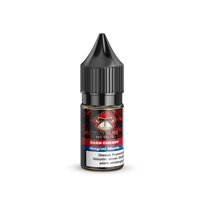 VapeApe Liquid - Dark Cherry Nikotinsalz 10ml | 10mg/ml