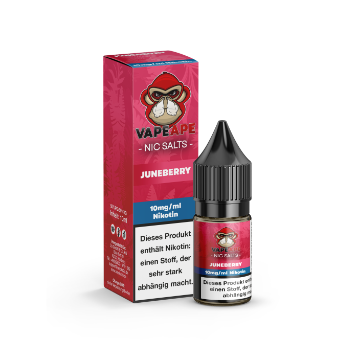 VapeApe Liquid - Juneberry Nikotinsalz 10ml | 10mg/ml