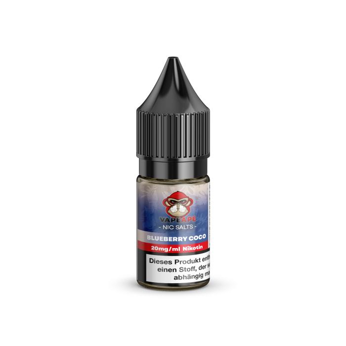 VapeApe Liquid - Blueberry Coco Nikotinsalz 10ml | 20mg/ml