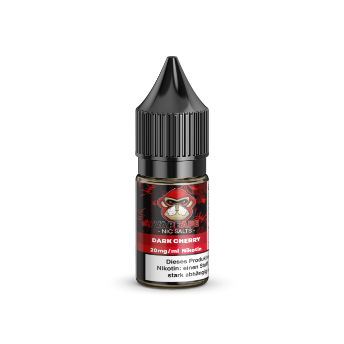 VapeApe Liquid - Dark Cherry Nikotinsalz 10ml | 20mg/ml