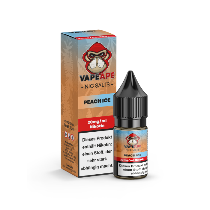 VapeApe Liquid - Peach Ice Nikotinsalz 10ml | 20mg/ml