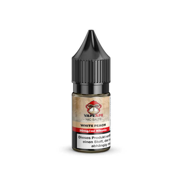 VapeApe Liquid - White Peach Nikotinsalz 10ml | 20mg/ml