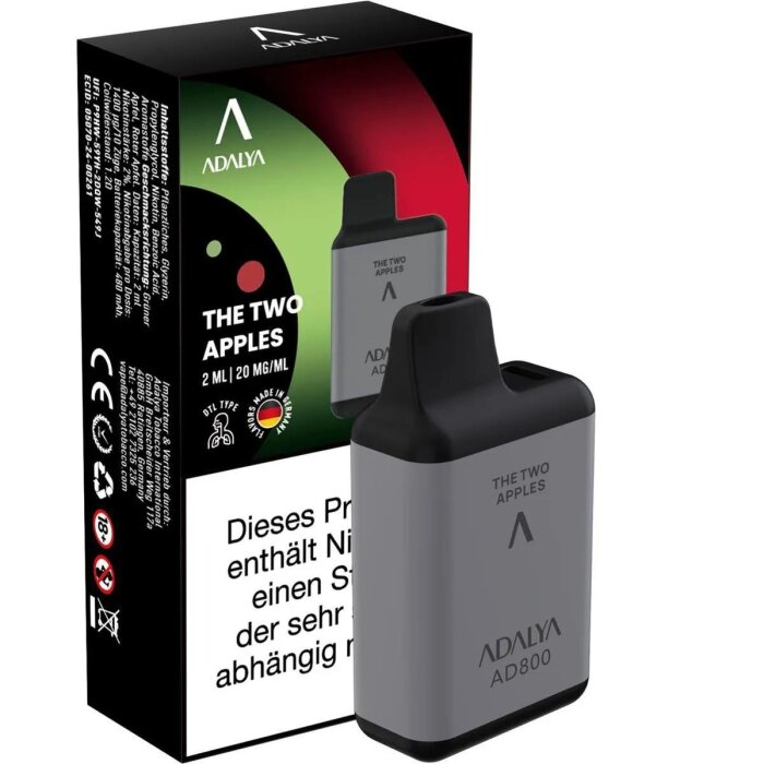 Adalya AD800 Einweg Vape - The Two Apples 2ml | 20mg/ml