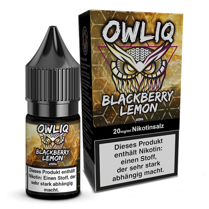 Owliq Liquid - Blackberry Lemon Nikotinsalz 10ml | 20mg/ml