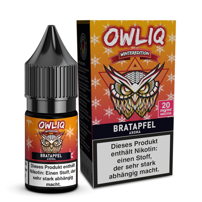 Owliq Liquid - Bratapfel Nikotinsalz 10ml | 20mg/ml