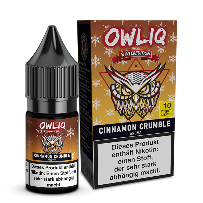 Owliq Liquid - Cinnamon Crumble Ice Nikotinsalz 10ml | 10mg/ml