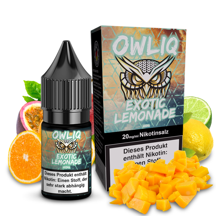 Owliq Liquid - Exotic Lemon Nikotinsalz 10ml | 20mg/ml
