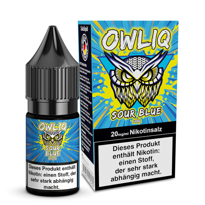 Owliq Liquid - Sour Blue Nikotinsalz 10ml | 20mg/ml