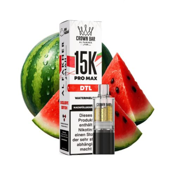 Al Fakher Pro Max 15K Prefilled Pod - Watermelon 0+10ml | 6mg/ml