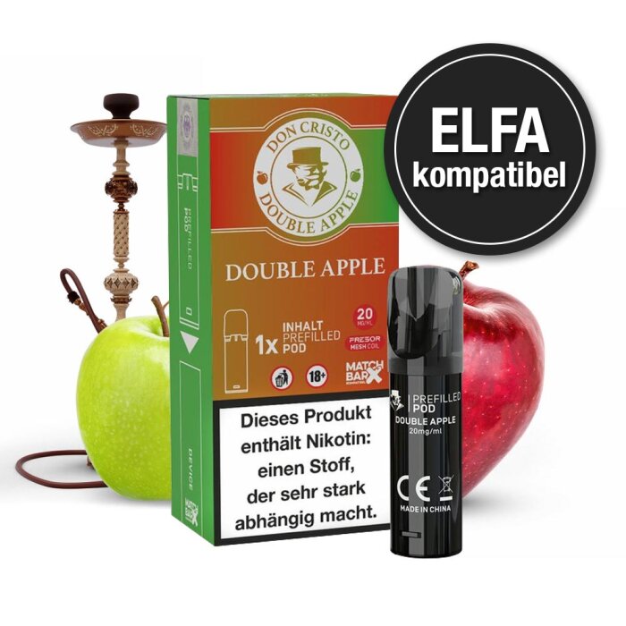 Don Cristo Prefilled Pod - Double Apple 2ml | 20mg/ml