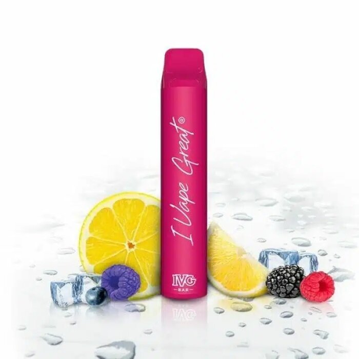 % IVG Einweg Vape - Berry Lemonade 2ml | MHD: 30.03.2026