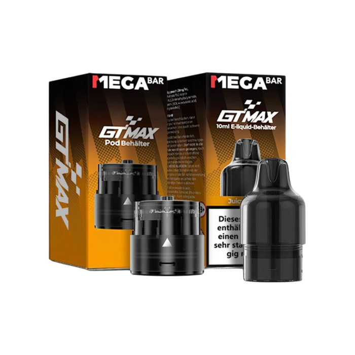Megabar GTMAX Prefilled Pod - Juicy Peach 0 + 10ml | 20mg/g