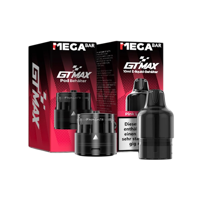 Megabar GTMAX Prefilled Pod - Pink Lemonade 0 + 10ml | 20mg/g