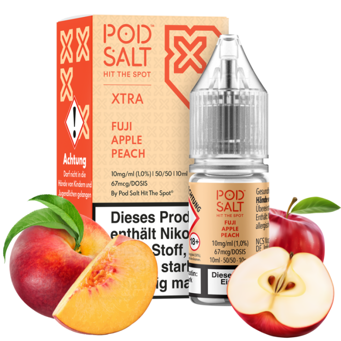 Pod Salt Xtra Serie Liquid - Fuji Apple Reach Nikotinsalz 10ml | 10mg/ml