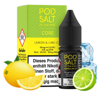 Pod Salt Core Serie - Lemon & Lime Ice Nikotinsalz 10...