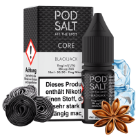 Pod Salt Core Serie - Blackjack Nikotinsalz 10 ml | 11mg/ml