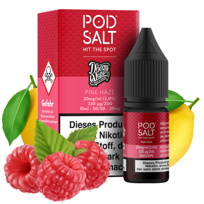 Pod Salt Fusion Serie - Pink Haze Nikotinsalz 10 ml | 20mg/ml