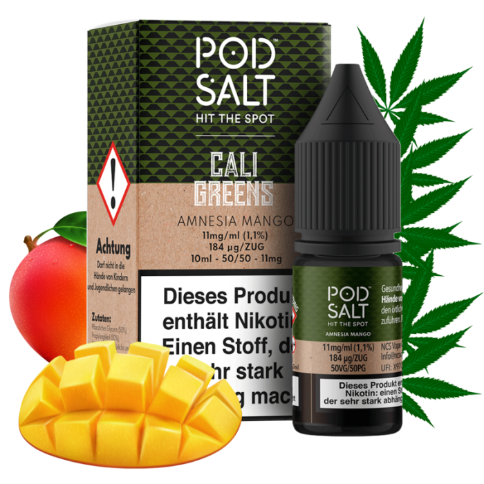 Pod Salt Fusion Serie - Amnesia Mango Nikotinsalz 10 ml | 11mg/ml