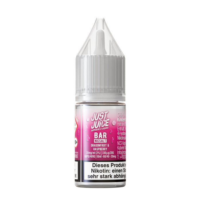 Just Juice Bar Pod Salt - Dragonfruit & Raspberry Nikotinsalz 10 ml | 20mg/ml