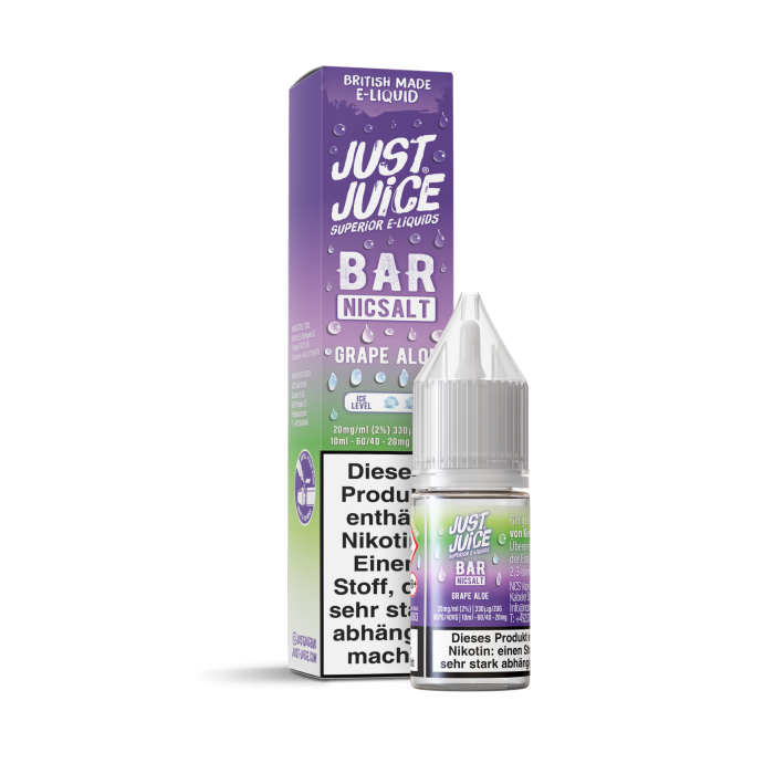Just Juice Bar Pod Salt - Grape Aloe Nikotinsalz 10 ml | 20mg/ml