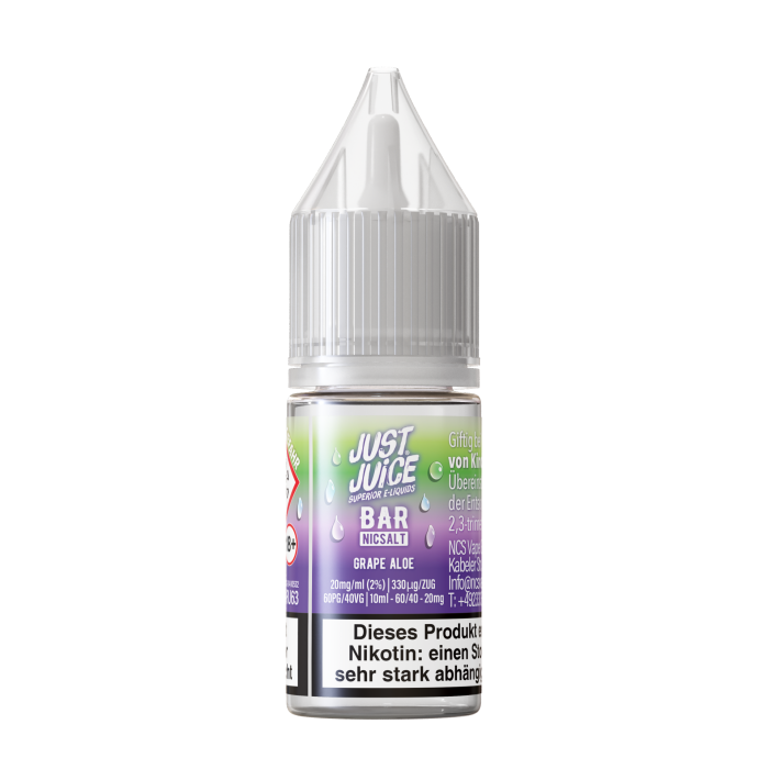 Just Juice Bar Pod Salt - Grape Aloe Nikotinsalz 10 ml | 20mg/ml