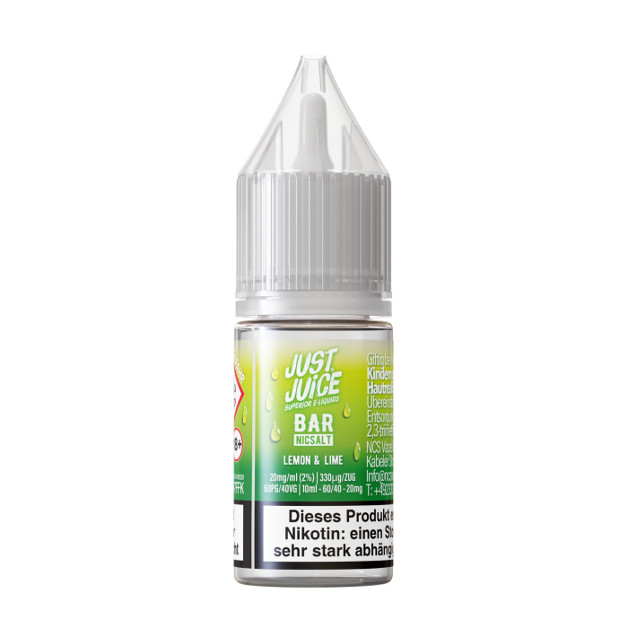 Just Juice Bar Pod Salt - Lemon & Lime Nikotinsalz 10 ml | 20mg/ml