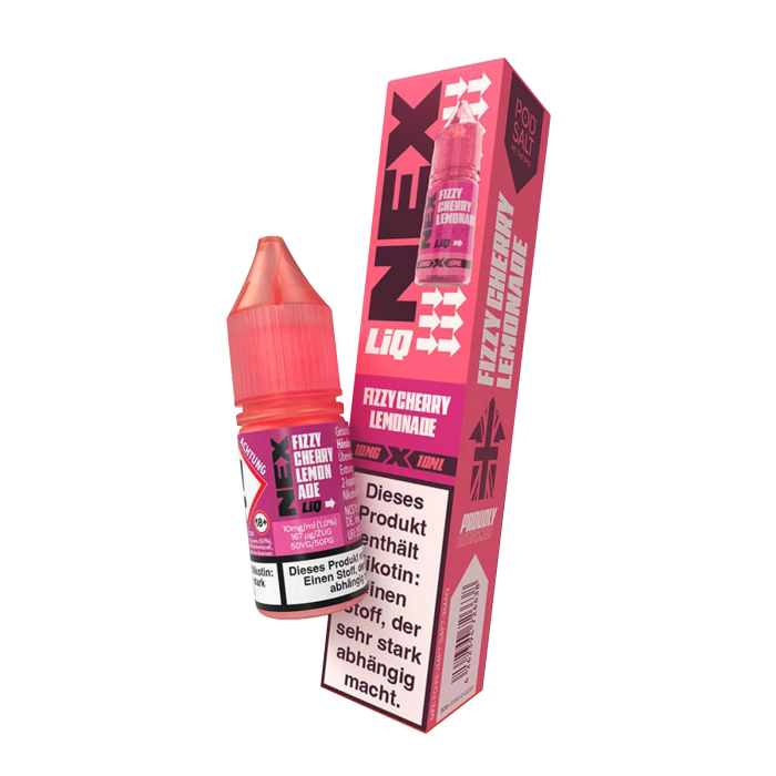 Pod Salt NexLiq NicSalts Liquid - Fizzy Cherry Lemonade  Nikotinsalz 10 ml | 10mg/ml
