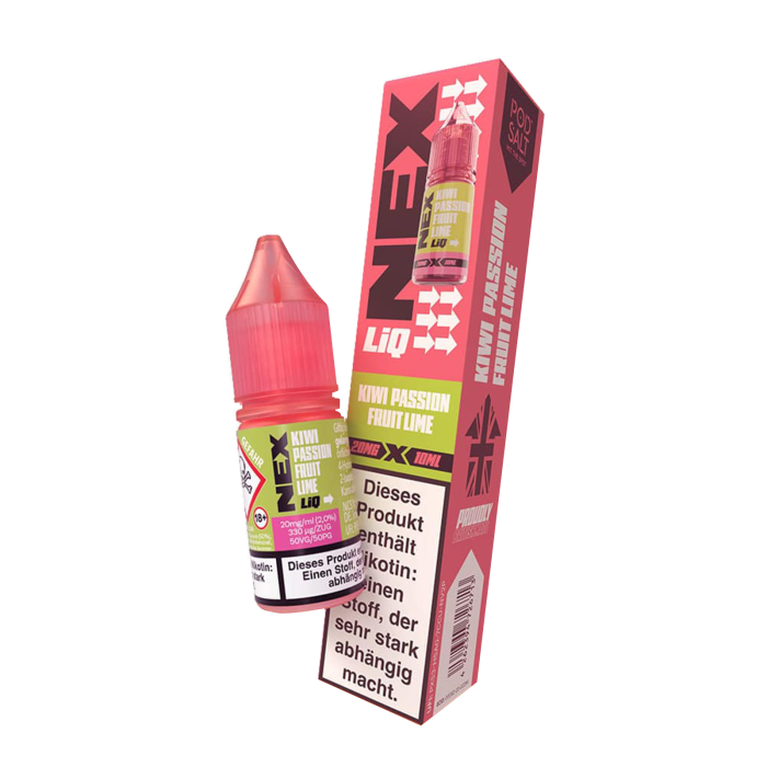 Pod Salt NexLiq NicSalts Liquid - Kiwi Passion Fruit Lime Nikotinsalz  10 ml | 20mg/ml