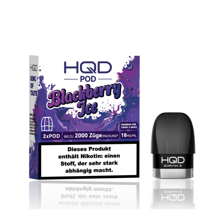 HQD Cirak 2 Prefilled Pod - Blackberry Ice 2x2ml | 18mg/ml