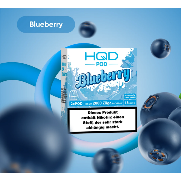 HQD Cirak 2 Prefilled Pod - Blueberry 2x2ml | 18mg/ml