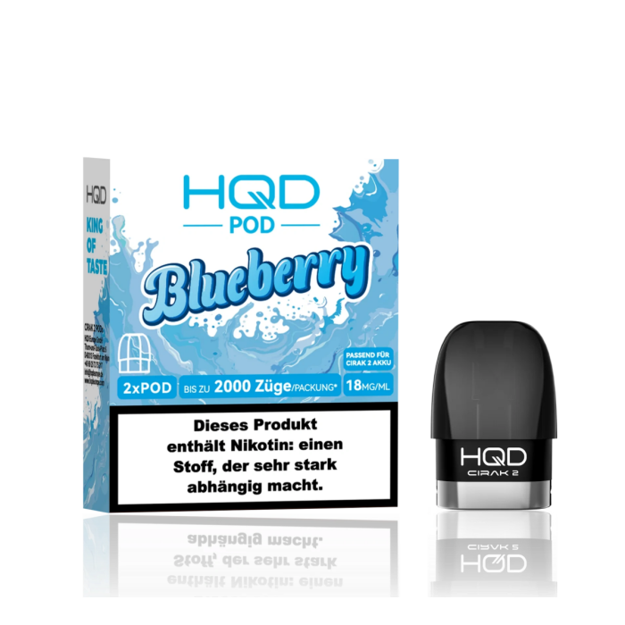 HQD Cirak 2 Prefilled Pod - Blueberry 2x2ml | 18mg/ml