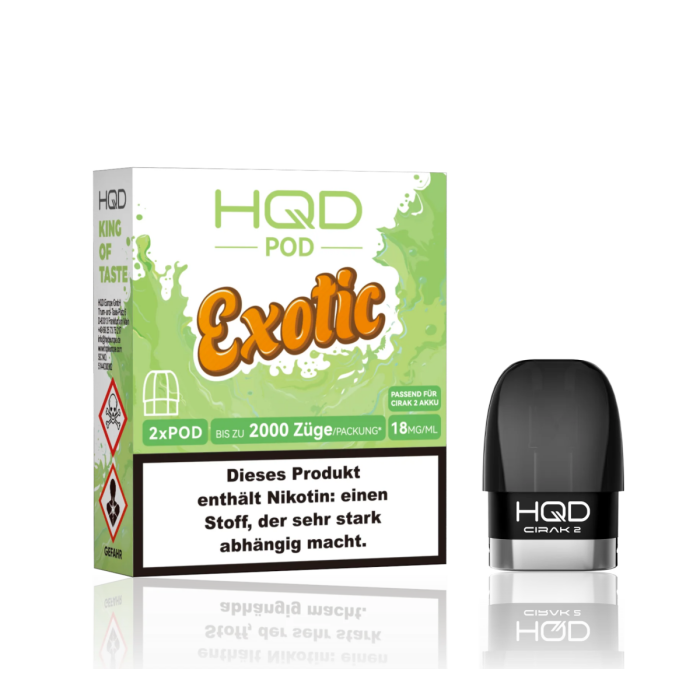 HQD Cirak 2 Prefilled Pod - Exotic 2x2ml | 18mg/ml