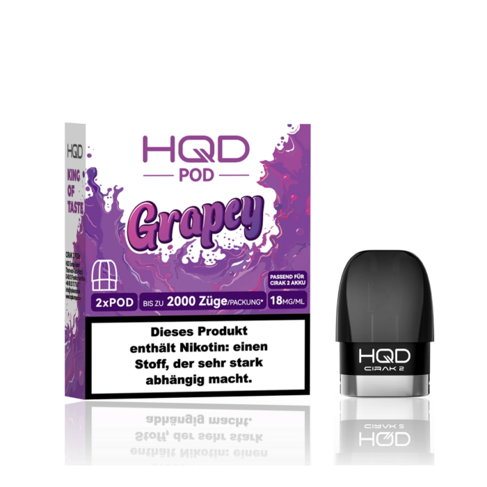 HQD Cirak 2 Prefilled Pod - Grapey 2x2ml | 18mg/ml